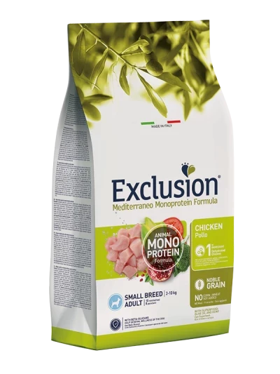 EXCLUSION MEDITERRANEO ADULT CHICKEN SMALL BREED 2KG