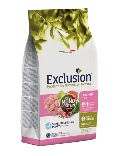 EXCLUSION MEDITERRANEO PUPPY CHICKEN SMALL BREED 2KG
