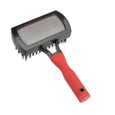 Cardatore Doppio Con Impugnatura In Plastica Soft Grip