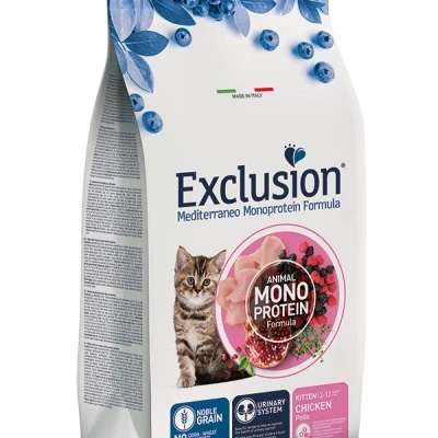 EXCLUSION MEDITERRANEO KITTEN CHICKEN 1,5KG