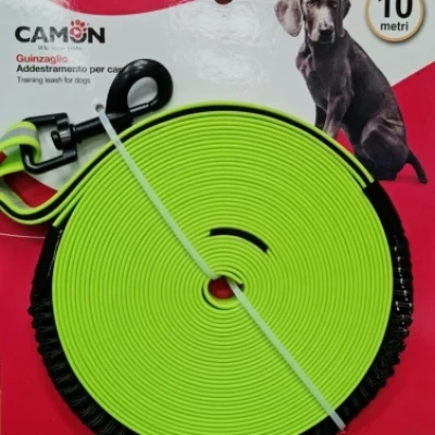 Guinzaglio Lunghina In PVC Con Banda Riflettente